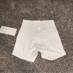 lululemon athletica Women's White Bike Shorts